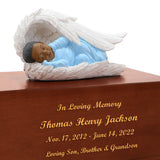Child Boy Protective Angel Wings Urn
