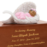 Child Girl Protective Angel Wings Urn