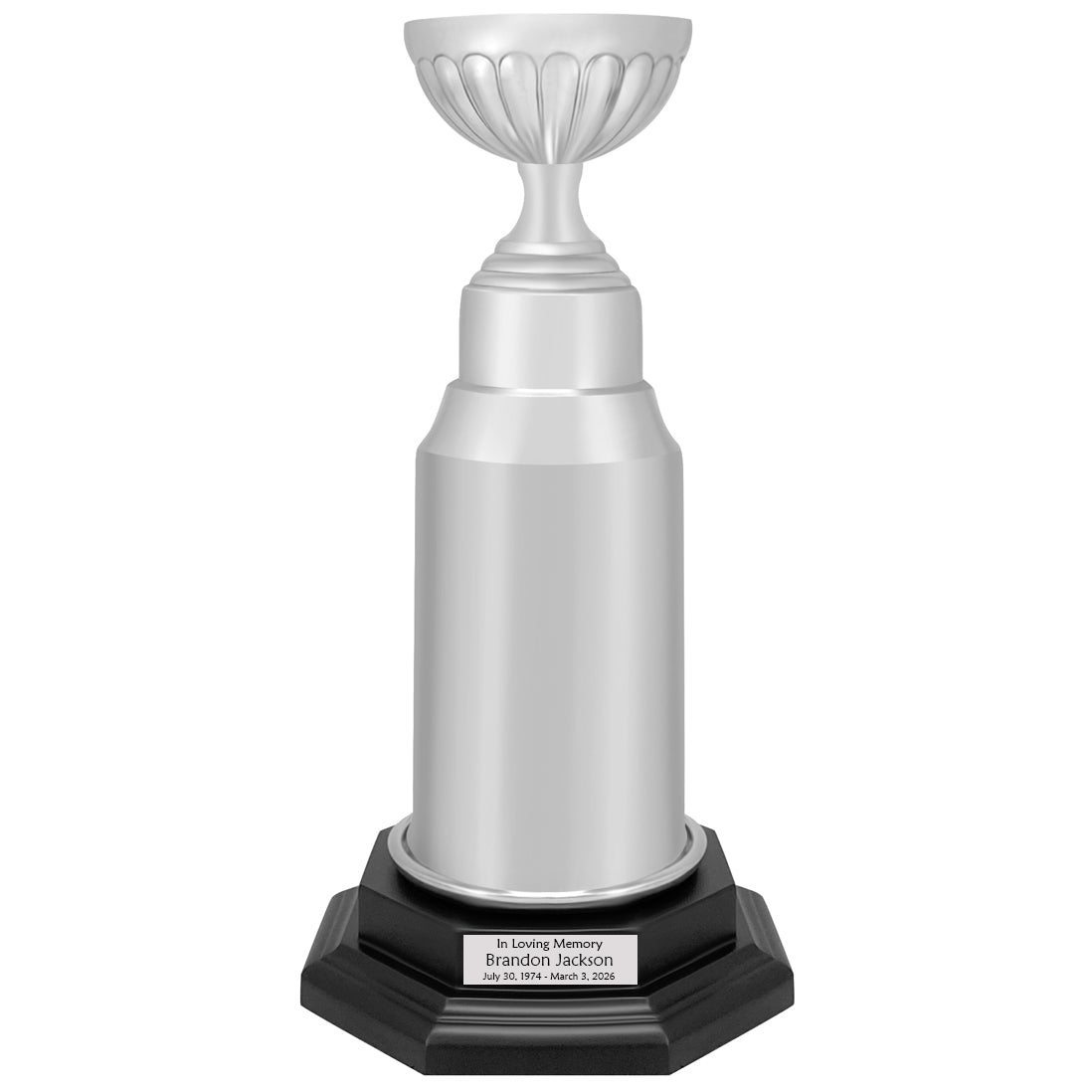 Champion Hockey Trophy Medium Cremation Urn - Metal Cremation Urn - Tribute Wreath™ 