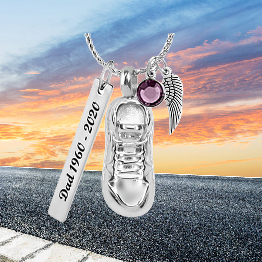 Sneaker Stainless Ash Urn - Love Charms™ Option