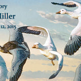 Snow Geese Keychain Urn
