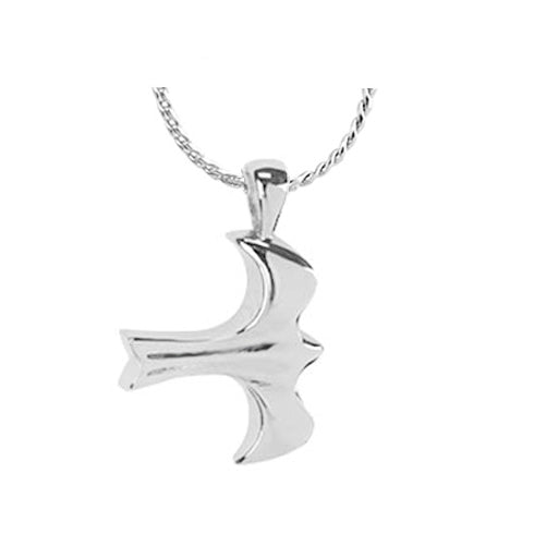 Dove of Peace Cremation Jewelry Urn - Love Charms Option