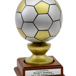 Soccer Ball Brass Adult Urn
