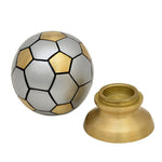 Soccer Ball Brass Keepsake Urn