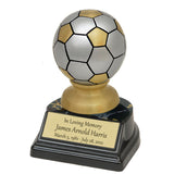Soccer Ball Mini Urn - Free Engraved Stand