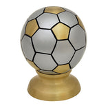 Soccer Ball Brass Keepsake Urn