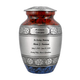 Soccer Red White & Blue Medium Urn