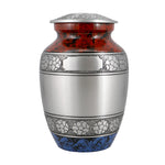 Soccer Red White & Blue Medium Urn