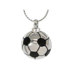 Soccer Ball Pendant Ash Urn - Love Charm Option