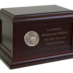 Soccer Ball Birch Cremation Urn
