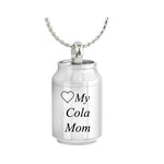 Love Heart Can Keepsake Urn - Love Charms Option