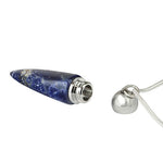 Sodalite Crystal Cremation Jewelry Urn 
