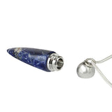 Sodalite Crystal Cremation Jewelry Urn 