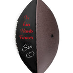 Double Photo Football Cremation Urn
