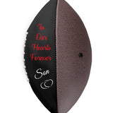 Double Photo Football Cremation Urn
