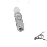 Rings of Love Stainless Glass Pendant Urn
