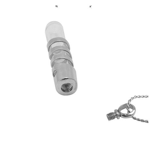 Rings of Love Stainless Glass Pendant Urn
