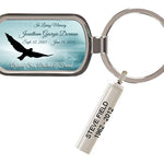 Custom Made Spirit Dove Keychain Keepsake