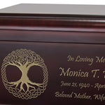 Spirit Tree Cremation Urn Engraved