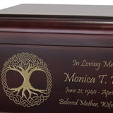 Spirit Tree Cremation Urn Engraved