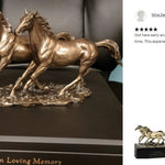 Spirited Horses Art Cremation Urn 