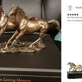 Spirited Horses Art Cremation Urn 