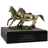Spirited Horses Art Cremation Urn 