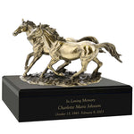 Spirited Horses Art Cremation Urn 