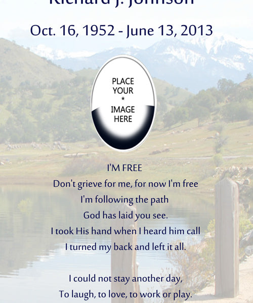 Spring Mountain Poem Urn
