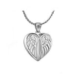 Angel of Protection Heart Jewelry Urn - Love Charms™ Option