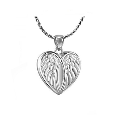 Angel of Protection Heart Jewelry Urn - Love Charms™ Option