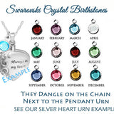 Swarovski Silver Crystal Birthstone