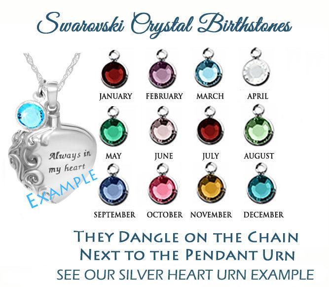 Swarovski Silver Crystal Birthstone