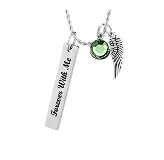 Stainless Love Charms - Birthstone Option
