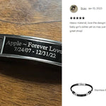 Stainless Black Bracelet Urn