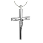 Large Crucifix Cremation Ash Urn - Love Charms™ Option