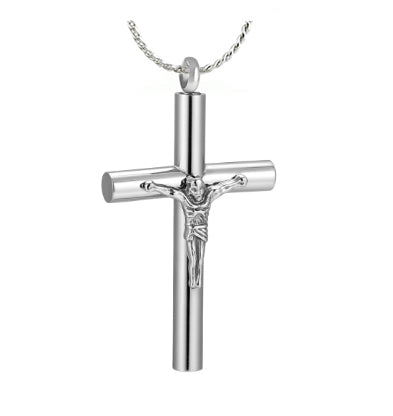Large Crucifix Cremation Ash Urn - Love Charms™ Option