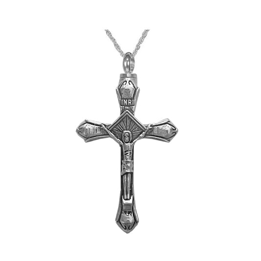 Crucifix Jewelry Cremation Urn - Love Charms™ Option