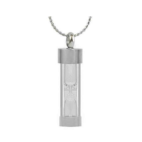 Hourglass Necklace Ash Urn - Love Charms® Option