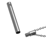 Stainless Slender Cylinder Cremation Jewelry Urn