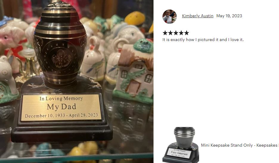 Mini Keepsake Stand Only - Keepsakes Sold Separately