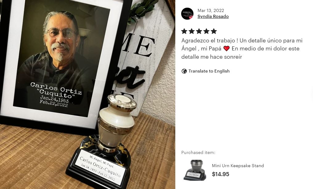 Mini Keepsake Stand Only - Keepsakes Sold Separately