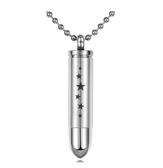 Stars Bullet Pendant Urn - Love Charms Option