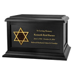 Jewish Star of David Adult Cremation Urn