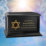 Jewish Star of David Adult Cremation Urn