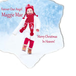 Personalized Ceramic Snow Flake Ornament