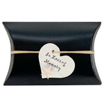 Starfish Mourning Black Miniature Peaceful Pillow® Urn - In Loving Memory - Set of 2