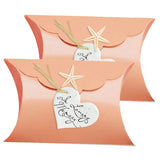 Starfish Coral Sea Little Peaceful Pillow® Water Burial Urn - In Loving Memory - Set of 2 