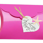 Starfish Fuchsia Little Peaceful Pillow® Water Burial Urn - In Loving Memory - Set of 2