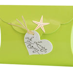 Starfish Spring Green Little Peaceful Pillow® Water Burial Urns - In Loving Memory - Set of 2 